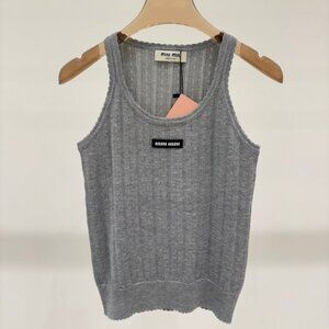 Miu Miu Gray Tank Top